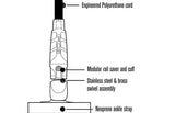 FCS All Round Longboard Essential Leash