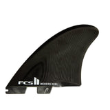 FCS II Modern Keel Black Twin Fins