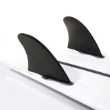 FCS II Modern Keel Black Twin Fins